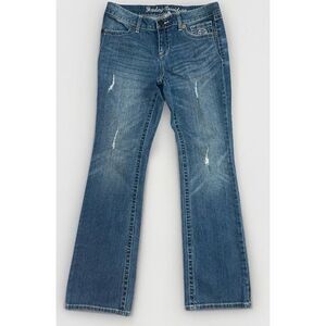 Harley Davidson✨Women'sBoot Cut Blue Jeans Size 8